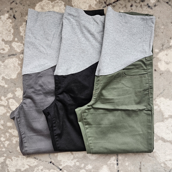Thyme Maternity Pants - Thyme Maternity pants L bundle